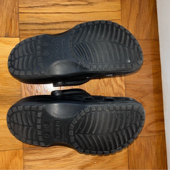 CROCS Black Slippers with Colorful Charms - Picture 4 of 4